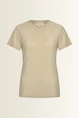 Jersey top met metallic glans