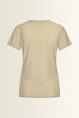 Jersey top met metallic glans