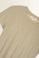 Jersey top met metallic glans
