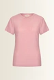 Jersey top met metallic glans