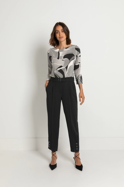 Jersey top met print