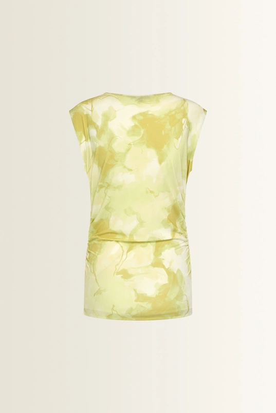 Jersey top met printdessin