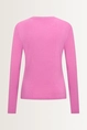 Jersey top met ronde hals