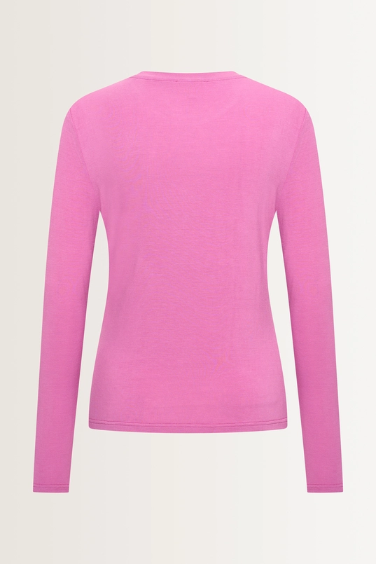 Jersey top met ronde hals