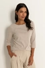 Jersey top met streeppatroon