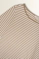 Jersey top met streeppatroon