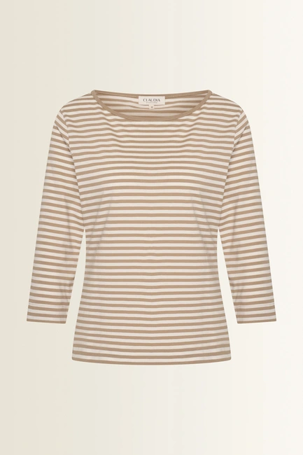 Jersey top met streeppatroon