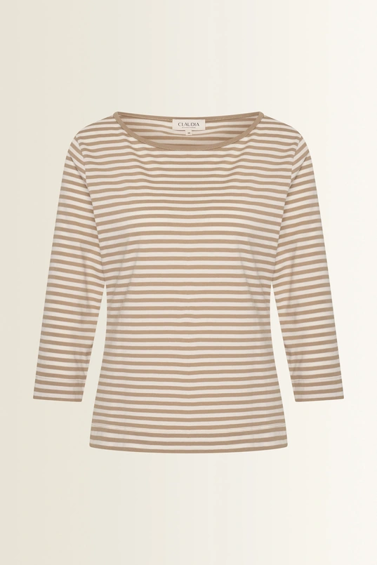 Jersey top met streeppatroon