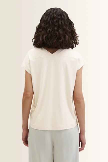 Jersey top met V-hals Marc O'Polo