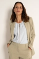 Jersey top met verticale streep