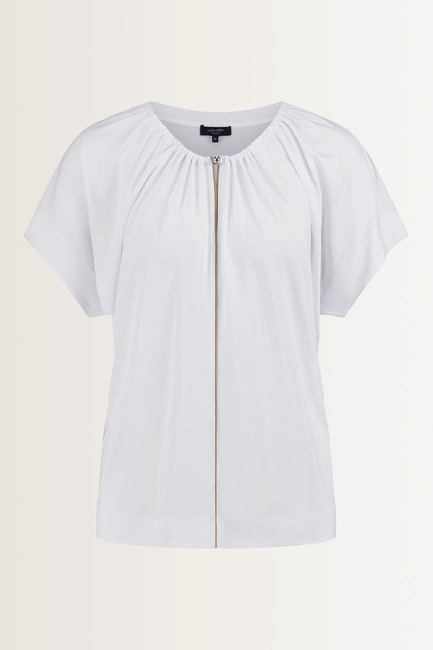 Jersey top met verticale streep