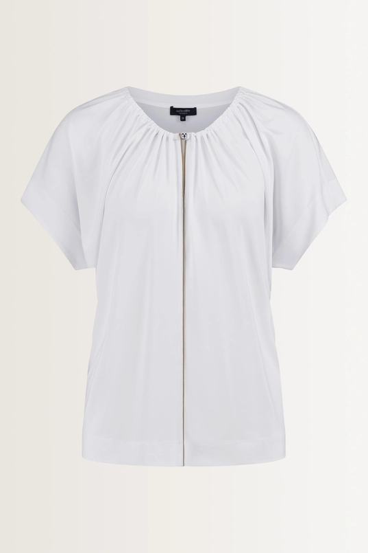 Jersey top met verticale streep