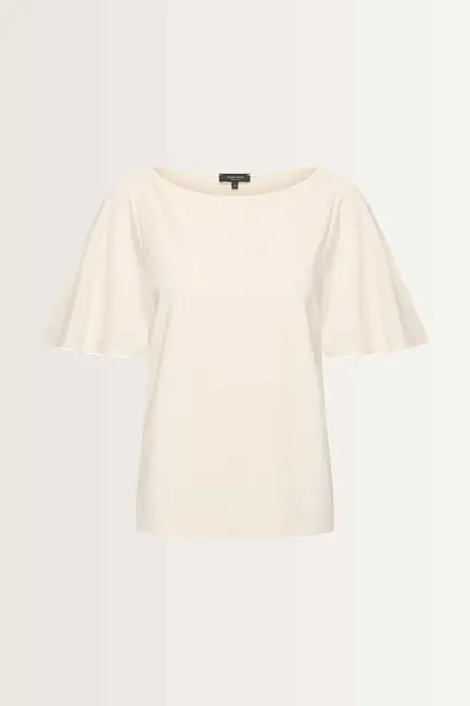 Jersey top met vlindermouwen