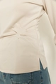 Jersey top met zijdrapering