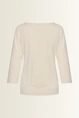 Jersey top met zijdrapering