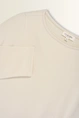 Jersey top met zijdrapering