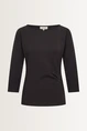 Jersey top plooidetail