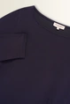 Jersey top plooidetail