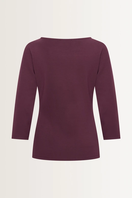 Jersey top plooidetail