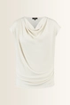 Jersey top vi el drapey neckline