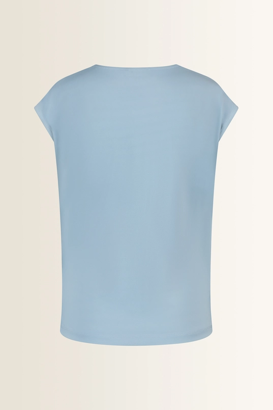 Jersey top vi el drapey neckline