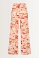 Jerseybroek in multicolour dessin