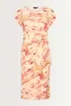 Jerseyjurk met multicolour print