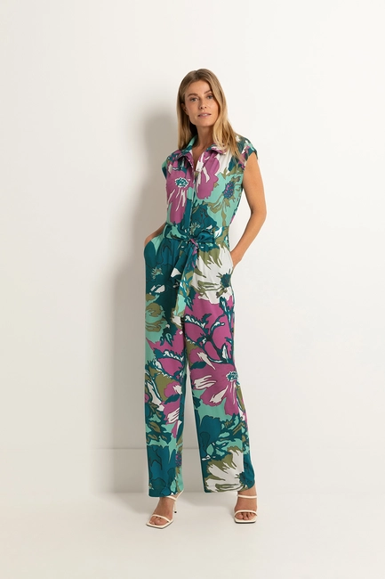 Jumpsuit jersey bloemprint