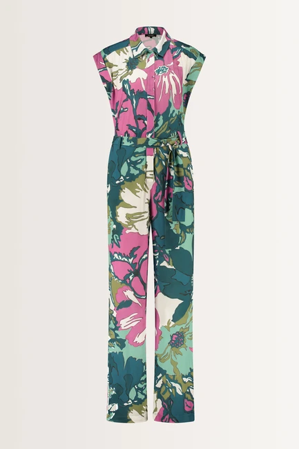 Jumpsuit jersey bloemprint