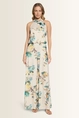 Jumpsuit met florale print Vera Mont