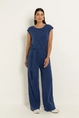 Jumpsuit met strikceintuur