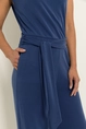 Jumpsuit met strikceintuur