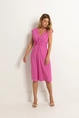 Jurk jersey draperie