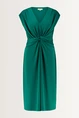 Jurk jersey draperie
