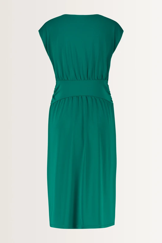 Jurk jersey draperie
