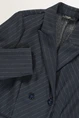 Jurk lurex krijtstreep