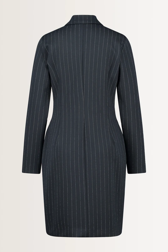 Jurk lurex krijtstreep