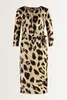 Jurk met luipaardprint