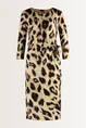 Jurk met luipaardprint
