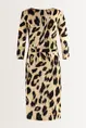 Jurk met luipaardprint