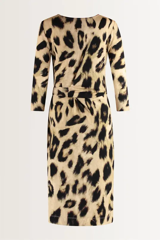 Jurk met luipaardprint
