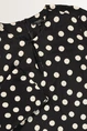 Jurk met polkadot print