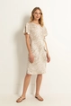 Jurk met slangenprint