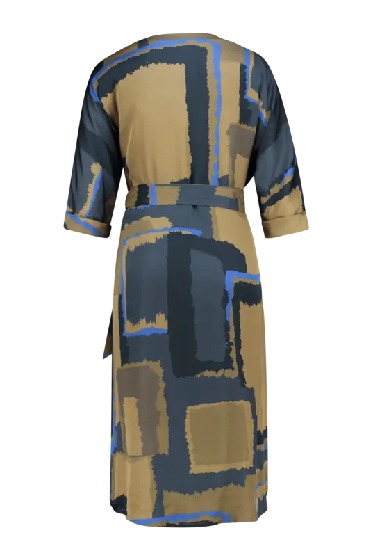 Jurk met vlakkenprint