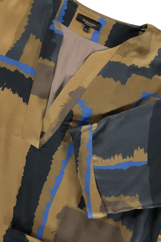 Jurk met vlakkenprint