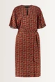 Jurk multicolour print