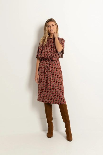 Jurk multicolour print