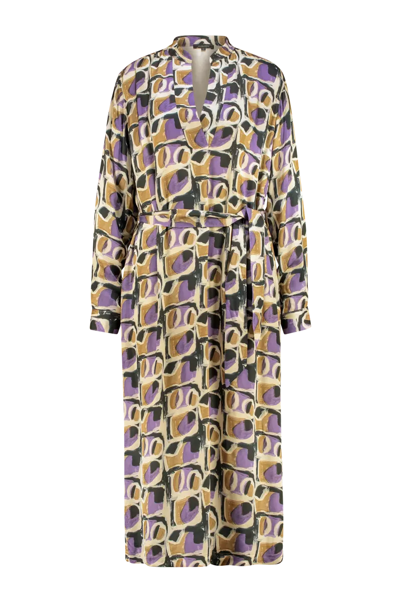 Jurk multicolour print