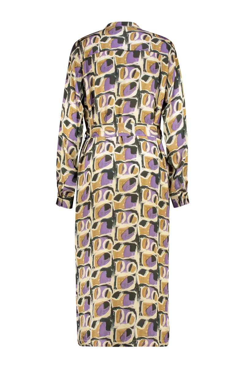 Jurk multicolour print