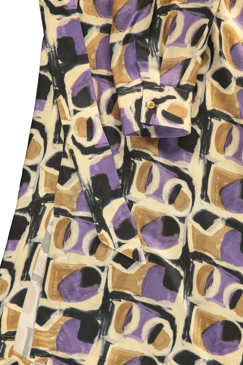 Jurk multicolour print